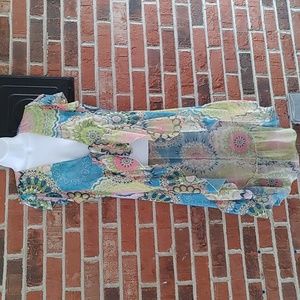 Sweet Pea for New York and Company Sheer High Low Carigan Duster Size M